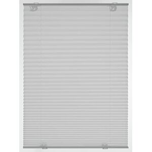 Gardinia Solo pleated blind without drilling, with suction cups, opaque folding blind, including all mounting parts, 2 aluminium operating rails, grey, 60 x 130 cm Gardinia Solo pleated blind without drilling, with suction cups, opaque folding blind, including all mounting parts, 2 aluminium operating rails, grey, 60 x 130 cm