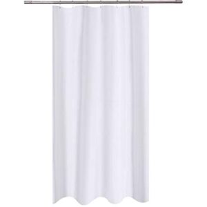 N&Y HOME Fabric Shower Curtain Liner 40 x 72 inches Bath Stall Size, Hotel Quality, Washable, Water Repellent, White Spa Bathroom Curtains with Grommets, 40x72 N&Y HOME Fabric Shower Curtain Liner 40 x 72 inches Bath Stall Size, Hotel Quality, Washable, Water Repellent, White Spa Bathroom Curtains with Grommets, 40x72