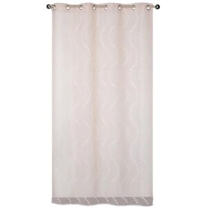 Atout Ciel Ready-to-Hang Net Curtain with Eyelets 140 x 240 cm Old Pink Atout Ciel Ready-to-Hang Net Curtain with Eyelets 140 x 240 cm Old Pink