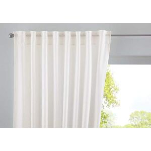 Gardinenbox Cationic Jena Curtain Box Hidden Loops Opaque Linen Look Mottled Curtain Tape with Tie Backs 100% Polyester Cream H x W 145 x 140 cm Gardinenbox Cationic Jena Curtain Box Hidden Loops Opaque Linen Look Mottled Curtain Tape with Tie Backs 100% Polyester Cream H x W 145 x 140 cm