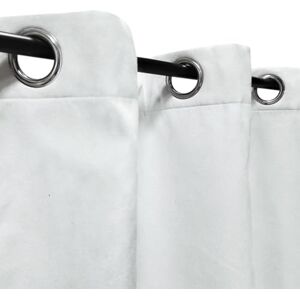 Atout Ciel Thermal Blackout Curtain with Eyelets 140 x 240 cm White Ready to Hang Atout Ciel Thermal Blackout Curtain with Eyelets 140 x 240 cm White Ready to Hang