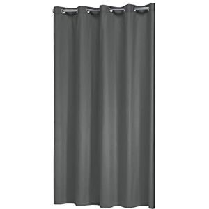 Sealskin Coloris Shower Curtain, Polyester, Cotton, Grey, 180 x 200 cm Sealskin Coloris Shower Curtain, Polyester, Cotton, Grey, 180 x 200 cm