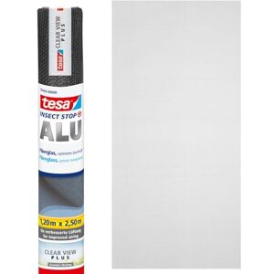 tesa UK tesa Insect Stop Fly Screen Replacement Roll with Clear View for tesa ALU COMFORT Mosquito Net for Windows and Doors Replacement Roll 120 cm x 250 cm, Anthracite tesa UK tesa Insect Stop Fly Screen Replacement Roll with Clear View for tesa ALU COMFORT Mosquito Net for Windows and Doors Replacement Roll 120 cm x 250 cm, Anthracite