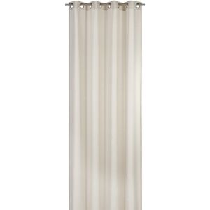 Elbersdrucke Decorative Lino 09, Living Room, Bedroom, Hallway, 186524, Opaque Curtain with Eyelets, Polyester, Beige, 255 x 140 cm Elbersdrucke Decorative Lino 09, Living Room, Bedroom, Hallway, 186524, Opaque Curtain with Eyelets, Polyester, Beige, 255 x 140 cm
