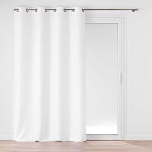 Douceur d'Intérieur , Soline White Eyelet Curtain 140 x 260 cm Polyester Plain Douceur d'Intérieur , Soline White Eyelet Curtain 140 x 260 cm Polyester Plain