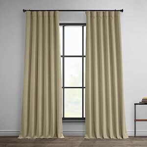 HPD Half Price Drapes Faux Linen Textured Room Darkening Curtains for Bedroom 108 Inches Long (1 Panel), 50W X 108L Curtains for Living Room Home Decor, Thatched Tan HPD Half Price Drapes Faux Linen Textured Room Darkening Curtains for Bedroom 108 Inches Long (1 Panel), 50W X 108L Curtains for Living Room Home Decor, Thatched Tan