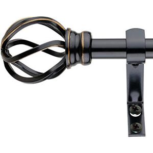 Decopolitan Curtain Rod, Antique Bronze, 28 to 48 Inches Decopolitan Curtain Rod, Antique Bronze, 28 to 48 Inches