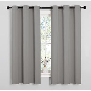 NICETOWN Blackout Curtains 63 inches Long, Thermal Insulated Solid Grommet Top Blackout Curtains/Drapes for Office (Sand Color, 1 Pair, 42 x 63 inches) NICETOWN Blackout Curtains 63 inches Long, Thermal Insulated Solid Grommet Top Blackout Curtains/Drapes for Office (Sand Color, 1 Pair, 42 x 63 inches)