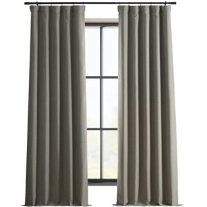 HPD Half Price Drapes Solid Thermal Insulated Blackout Curtains for Bedroom 84 Inches Long Curtain (1 Panel) Signature Blackout Linen Window Curtains for Living Room, 50W x 84L, Destination Slate HPD Half Price Drapes Solid Thermal Insulated Blackout Curtains for Bedroom 84 Inches Long Curtain (1 Panel) Signature Blackout Linen Window Curtains for Living Room, 50W x 84L, Destination Slate