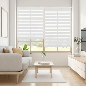Blindecor Lira. DoubleLayered Roller Blind, Night and Day, Off- white, 160x250 cm Blindecor Lira. DoubleLayered Roller Blind, Night and Day, Off- white, 160x250 cm