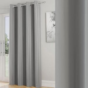 Enhanced Living Nightfall Plain Supersoft Grey Thermal Blockout Single Eyelet Door Curtain 66 x 84 inch (168 x 214cm) Energy Saving & Noise Reducing Door Curtain for Living Room & Bedroom Enhanced Living Nightfall Plain Supersoft Grey Thermal Blockout Single Eyelet Door Curtain 66 x 84 inch (168 x 214cm) Energy Saving & Noise Reducing Door Curtain for Living Room & Bedroom