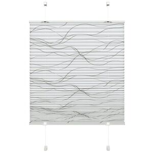 Gardinia Pleated Blood for Clamping, Opaque folding blind, All assembly parts included, EASYFIX Pleated Blind Katy Wave with 2 operating rails, White, 60 x 130 cm (WxH) Gardinia Pleated Blood for Clamping, Opaque folding blind, All assembly parts included, EASYFIX Pleated Blind Katy Wave with 2 operating rails, White, 60 x 130 cm (WxH)