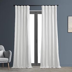 HPD Half Price Drapes Cotton True Blackout Curtains 120 inches Long Solid Thermal Insulated Window Treatment Curtain 50 X 120 (1 Panel), PRCT-BO09B-120, Whisper White HPD Half Price Drapes Cotton True Blackout Curtains 120 inches Long Solid Thermal Insulated Window Treatment Curtain 50 X 120 (1 Panel), PRCT-BO09B-120, Whisper White