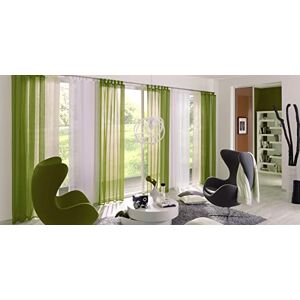 Elbersdrucke Feel Good 001 198251 Tab-Top Curtain White 255 x 140 cm Elbersdrucke Feel Good 001 198251 Tab-Top Curtain White 255 x 140 cm