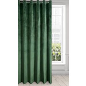 Eurofirany Velvet Super Soft Curtain with Eyelets 1 Panel, Room Darkening Window Treartment, Drapes for Bedroom, Kitchen, Living Room, W84 x L98, Dark Green Eurofirany Velvet Super Soft Curtain with Eyelets 1 Panel, Room Darkening Window Treartment, Drapes for Bedroom, Kitchen, Living Room, W84 x L98, Dark Green