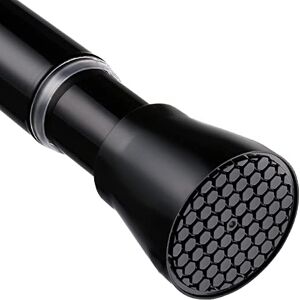 MEXAU Black Spring Tension Curtain Rod 28-52 Inches, 7/8" Diameter Adjustable Shower Curtain Rod No Drill, Anti-slip Heavy Duty Spring Curtain Rod for Windows Bathroom Kitchen Closet Doorway MEXAU Black Spring Tension Curtain Rod 28-52 Inches, 7/8" Diameter Adjustable Shower Curtain Rod No Drill, Anti-slip Heavy Duty Spring Curtain Rod for Windows Bathroom Kitchen Closet Doorway