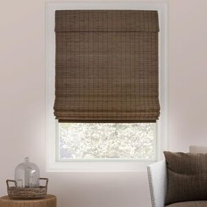 Chicology Venetian Blinds, Bamboo Roman Blind Patio Blinds and Shades Window Shades 35" W x 64" H Elk (Blackout) Chicology Venetian Blinds, Bamboo Roman Blind Patio Blinds and Shades Window Shades 35" W x 64" H Elk (Blackout)