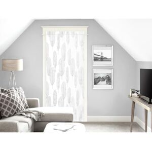 Soleil d'ocre Curtain for Doors and Windows, Polyester, White, 250 x 135 cms Soleil d'ocre Curtain for Doors and Windows, Polyester, White, 250 x 135 cms