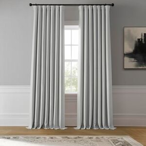 HPD Half Price Drapes Faux Linen Textured Room Darkening Curtains for Bedroom 120 Inches Long (1 Panel), 50W X 120L Curtains for Living Room Home Decor, Oyster HPD Half Price Drapes Faux Linen Textured Room Darkening Curtains for Bedroom 120 Inches Long (1 Panel), 50W X 120L Curtains for Living Room Home Decor, Oyster