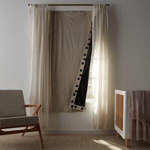 Amazon Basics Portable Blackout Window Curtain Blind with Suction Cups 198 x 127 cm, 1-Pack, Beige Amazon Basics Portable Blackout Window Curtain Blind with Suction Cups 198 x 127 cm, 1-Pack, Beige