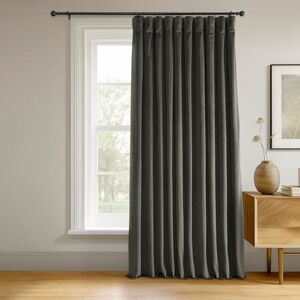 HPD Half Price Drapes Signature Velvet Thermal Blackout Curtains for Living Room 96 Inch Long (1 Panel) Rod Pocket Insulated Blackout Curtains for Bedroom Window Curtains, 100W x 96L, Gunmetal Grey HPD Half Price Drapes Signature Velvet Thermal Blackout Curtains for Living Room 96 Inch Long (1 Panel) Rod Pocket Insulated Blackout Curtains for Bedroom Window Curtains, 100W x 96L, Gunmetal Grey