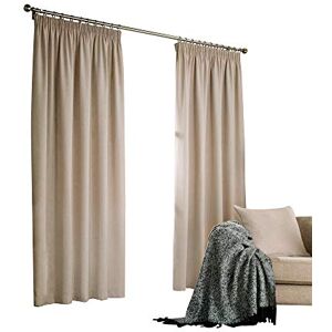 furn. Furn Harrison Ringtop Eyelet Curtains (Pair) -Ready Made-Polyester-Oatmeal-168cm x 183cm, Polyester, Oatmeal, 168 x 183cm (66" x 72" inches) furn. Furn Harrison Ringtop Eyelet Curtains (Pair) -Ready Made-Polyester-Oatmeal-168cm x 183cm, Polyester, Oatmeal, 168 x 183cm (66" x 72" inches)
