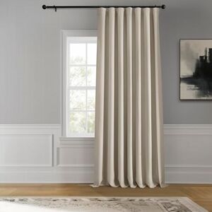 HPD Half Price Drapes BOCH-LN-DW-P Extra Wide Linen Room Darkening Curtain (1 Panel) 100 X 108, BOCH-LN1856-108-DW, Birch HPD Half Price Drapes BOCH-LN-DW-P Extra Wide Linen Room Darkening Curtain (1 Panel) 100 X 108, BOCH-LN1856-108-DW, Birch