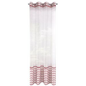Eurofirany EuroF Irany ZAS/EVI Evi/SR and Czer Eyelet Curtain Drape Polyester, 0.02 X 140 X 250 CM RED Eurofirany EuroF Irany ZAS/EVI Evi/SR and Czer Eyelet Curtain Drape Polyester, 0.02 X 140 X 250 CM RED