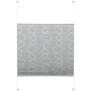 Gardinia Pleated Blind Deco to be clamped or glued on, Opaque folding blind, All assembly parts included, EASYFIX Pleated Blind Decor, With two operating rails, Curl, Grey, 100 x 130 cm (WxH) Gardinia Pleated Blind Deco to be clamped or glued on, Opaque folding blind, All assembly parts included, EASYFIX Pleated Blind Decor, With two operating rails, Curl, Grey, 100 x 130 cm (WxH)