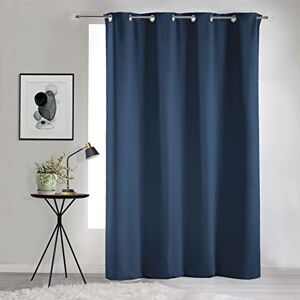 Douceur d'Intérieur , Eyelet Curtains 135 x 280 cm Opaque Navy Blue Douceur d'Intérieur , Eyelet Curtains 135 x 280 cm Opaque Navy Blue