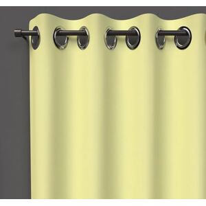Soleil d'ocre , Alix Blackout Curtain with Eyelets Lime Green, Polyester, 135x180 cm Soleil d'ocre , Alix Blackout Curtain with Eyelets Lime Green, Polyester, 135x180 cm