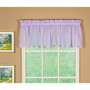 Today's Curtain Emelia Original Voile Valance 14", Lilac, 60" W x 14" L Today's Curtain Emelia Original Voile Valance 14", Lilac, 60" W x 14" L