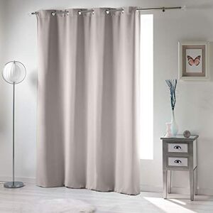 Douceur d'Intérieur , Blackout Curtain with Eyelets 135 x 280 cm Ivory Douceur d'Intérieur , Blackout Curtain with Eyelets 135 x 280 cm Ivory