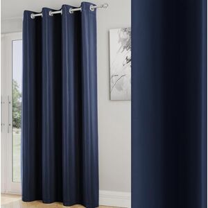 Enhanced Living Nightfall Plain Supersoft Navy Thermal Blockout Single Eyelet Door Curtain 66 x 84 inch (168 x 214cm) Energy Saving & Noise Reducing Door Curtain for Living Room & Bedroom Enhanced Living Nightfall Plain Supersoft Navy Thermal Blockout Single Eyelet Door Curtain 66 x 84 inch (168 x 214cm) Energy Saving & Noise Reducing Door Curtain for Living Room & Bedroom