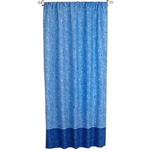 Disney Mickey Mouse Playground Pals Curtain Panel with Tie Back, Blue and Light Blue Disney Mickey Mouse Playground Pals Curtain Panel with Tie Back, Blue and Light Blue