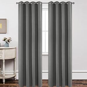 Joydeco Blackout Curtains 120 Inch Length 2 Panels Set, Thermal Insulated Long Curtains& Drapes 2 Burg, Christmas Drapes for Living Room Bedroom Window Joydeco Blackout Curtains 120 Inch Length 2 Panels Set, Thermal Insulated Long Curtains& Drapes 2 Burg, Christmas Drapes for Living Room Bedroom Window