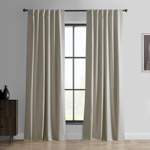 HPD Half Price Drapes Essential Solid Blackout Curtains for Bedroom 84 Inches Long (1 Panel) Thermal Insulated Blackout Curtains for Living Room Rod Pocket Window Curtains, 50W x 84L, Dark Ivory HPD Half Price Drapes Essential Solid Blackout Curtains for Bedroom 84 Inches Long (1 Panel) Thermal Insulated Blackout Curtains for Living Room Rod Pocket Window Curtains, 50W x 84L, Dark Ivory