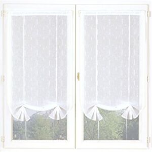 HomeMaison Carpentier & Preux HE & iconic 40077 Curtain Polyester 140 x 60 cm White HomeMaison Carpentier & Preux HE & iconic 40077 Curtain Polyester 140 x 60 cm White