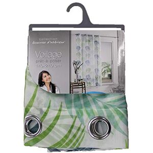 Douceur d'Intérieur Eyelet Panel, Polyester, White, 140 x 240 cm Douceur d'Intérieur Eyelet Panel, Polyester, White, 140 x 240 cm