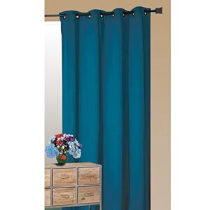 HomeMaison Thermal Insulated Curtain, Polyester, Petrol, 260 x 140 cm HomeMaison Thermal Insulated Curtain, Polyester, Petrol, 260 x 140 cm
