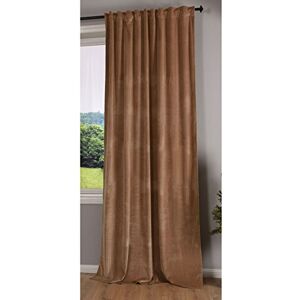 Gardinenbox Milano 20357 Blackout Curtain Velvet Opaque Loop Band Tunnel Pull Blackout Ironing Tape Shortenable Sand 1 Piece HxW 235 x 135 cm Gardinenbox Milano 20357 Blackout Curtain Velvet Opaque Loop Band Tunnel Pull Blackout Ironing Tape Shortenable Sand 1 Piece HxW 235 x 135 cm