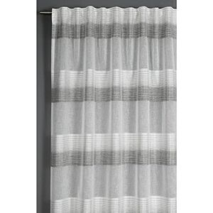 Gardinia Etamine Curtain with Hidden Tabs and Curtain Tape, Opaque, Translucent, Grey, 140 x 175 cm Gardinia Etamine Curtain with Hidden Tabs and Curtain Tape, Opaque, Translucent, Grey, 140 x 175 cm