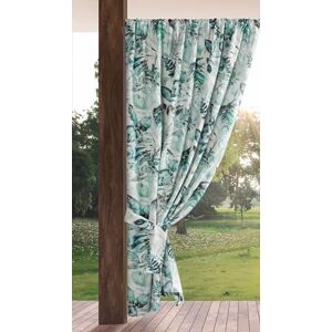 Eurofirany GARDEN Outdoor Curtain with Rod Pocket 1 pc. Sun Protection, Privacy Screen, Windproof, Waterproof Curtain for Patio, Gazebo, Pergola, Porch, W61" x L79", Green Print Eurofirany GARDEN Outdoor Curtain with Rod Pocket 1 pc. Sun Protection, Privacy Screen, Windproof, Waterproof Curtain for Patio, Gazebo, Pergola, Porch, W61" x L79", Green Print