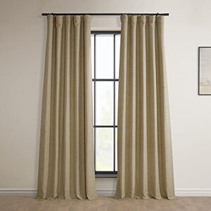 HPD Half Price Drapes Bellino Room Darkening Curtains 108 Inches Long Curtains for Bedroom & Living Room (1 Panel), 50W x 108L, Ginger HPD Half Price Drapes Bellino Room Darkening Curtains 108 Inches Long Curtains for Bedroom & Living Room (1 Panel), 50W x 108L, Ginger