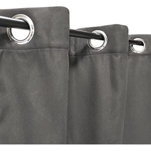 Atout Ciel Thermal Blackout Curtain with Eyelets 140 x 240 cm Anthracite Ready to Hang Atout Ciel Thermal Blackout Curtain with Eyelets 140 x 240 cm Anthracite Ready to Hang