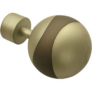 Gardinia Orbit, 2 x end Piece, Metal, Champagne/Cappuccino, for Curtain Technology, Diameter, Ø 19 mm Gardinia Orbit, 2 x end Piece, Metal, Champagne/Cappuccino, for Curtain Technology, Diameter, Ø 19 mm