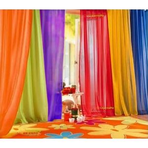 WPM WORLD PRODUCTS MART WPM 6 Piece Rainbow Sheer Window Panel Colorful Backdrop Bright Curtains Set for Playroom, Nurseries, Bedroom & More Lime, Orange, Red, Purple, Bright Yellow, Navy Drapes (45" Long) WPM WORLD PRODUCTS MART WPM 6 Piece Rainbow Sheer Window Panel Colorful Backdrop Bright Curtains Set for Playroom, Nurseries, Bedroom & More Lime, Orange, Red, Purple, Bright Yellow, Navy Drapes (45" Long)