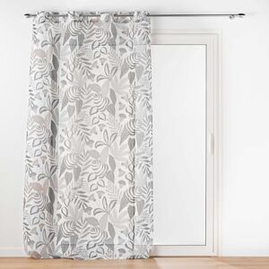 Douceur d'Intérieur Tilda Sheer Eyelet Curtains (140 x 280 cm) White Printed Sable Voile Douceur d'Intérieur Tilda Sheer Eyelet Curtains (140 x 280 cm) White Printed Sable Voile