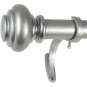 Decopolitan 278656829 1-Inch Urn Single Window Treatment Rod Set, 18 to 36-Inch, Antique Silver Decopolitan 278656829 1-Inch Urn Single Window Treatment Rod Set, 18 to 36-Inch, Antique Silver