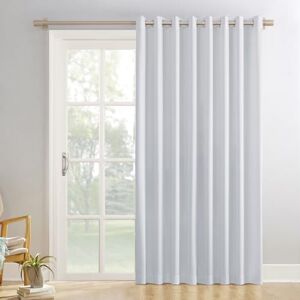 Sun Easton Extra-Wide Blackout Grommet Sliding Patio Door Curtain Panel,Dove White,100" x 84 Sun Easton Extra-Wide Blackout Grommet Sliding Patio Door Curtain Panel,Dove White,100" x 84